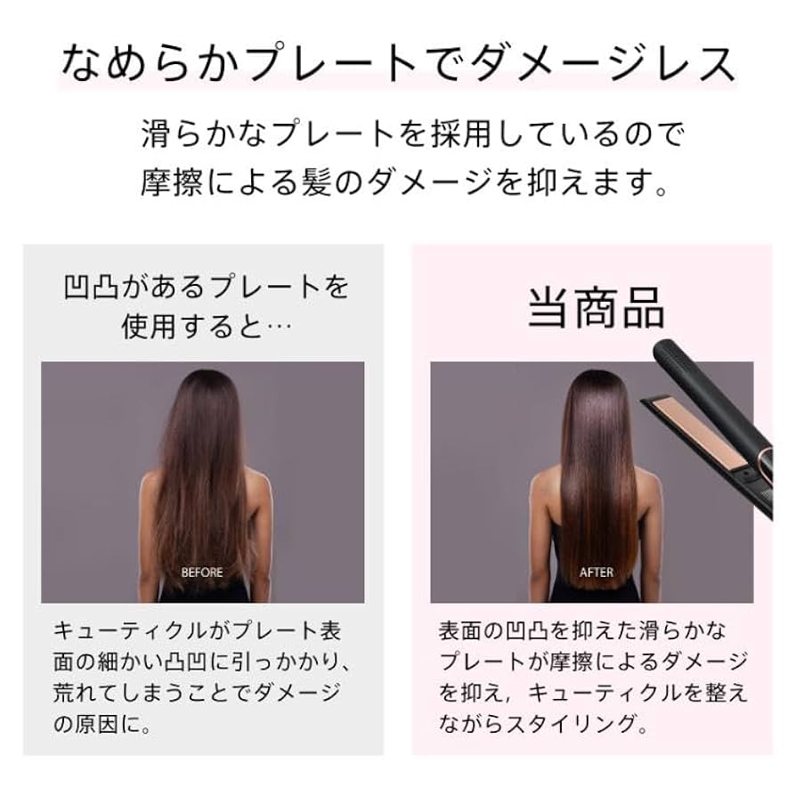 Amazon | Fkstyle ヘアアイロン ミニ ストレート カール カール